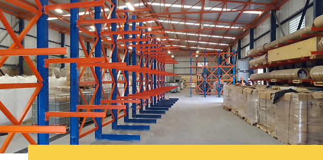 Rack cantilever - Sistema de almacenamiento para cargas largas 1